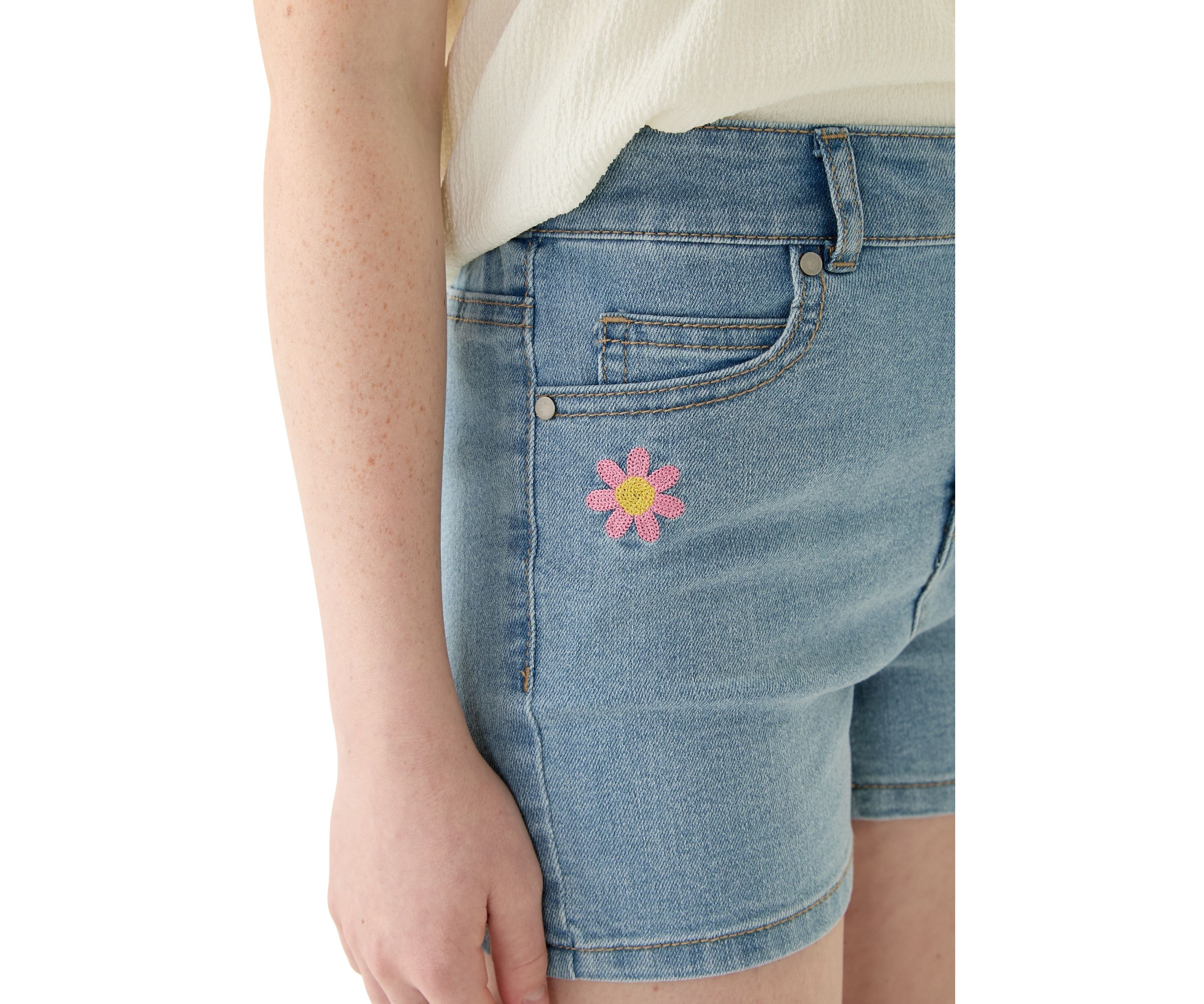 Girls 7-16 Denim Shorts