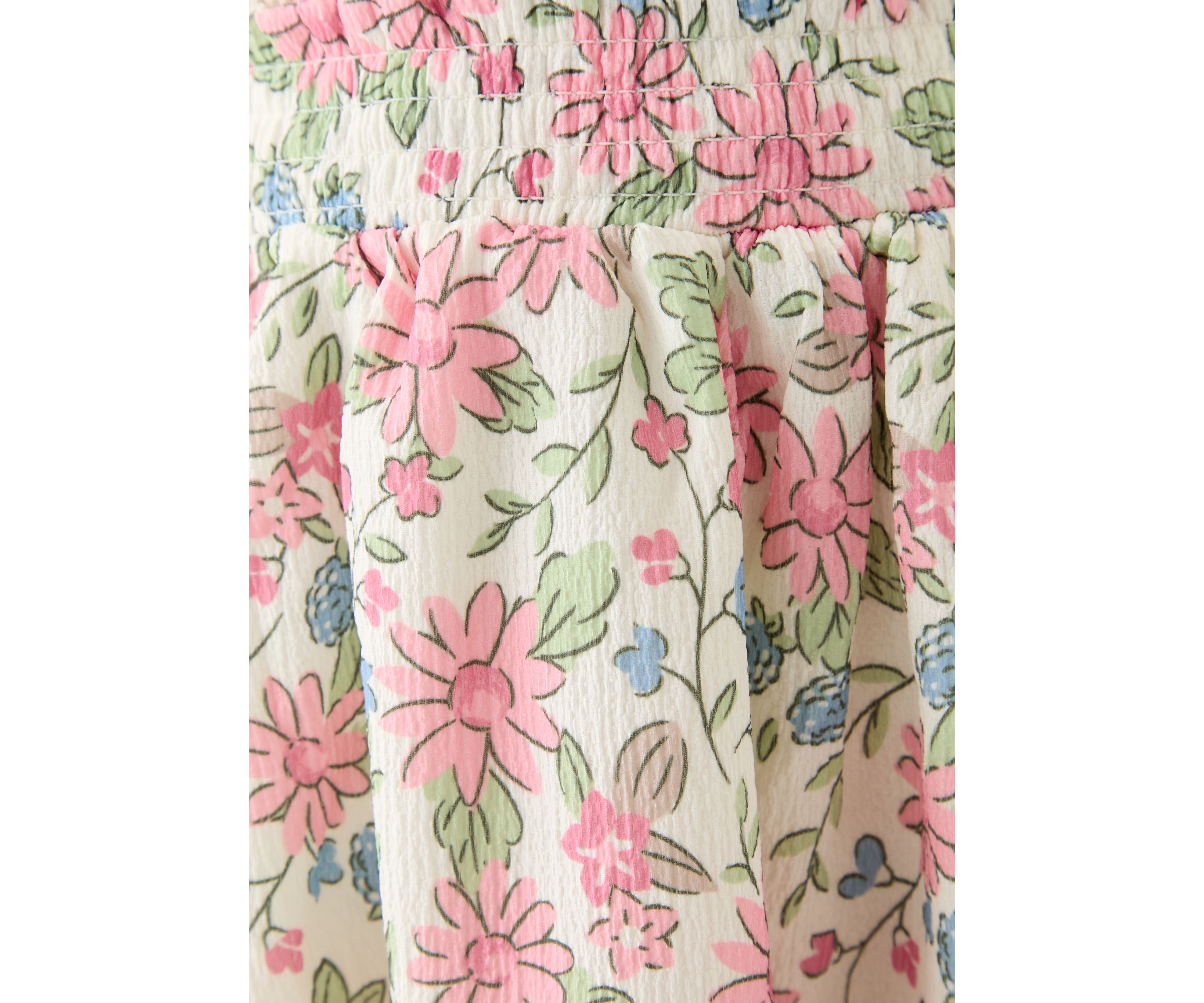 Girls 7-16 Printed Crinkle Knit Skirt