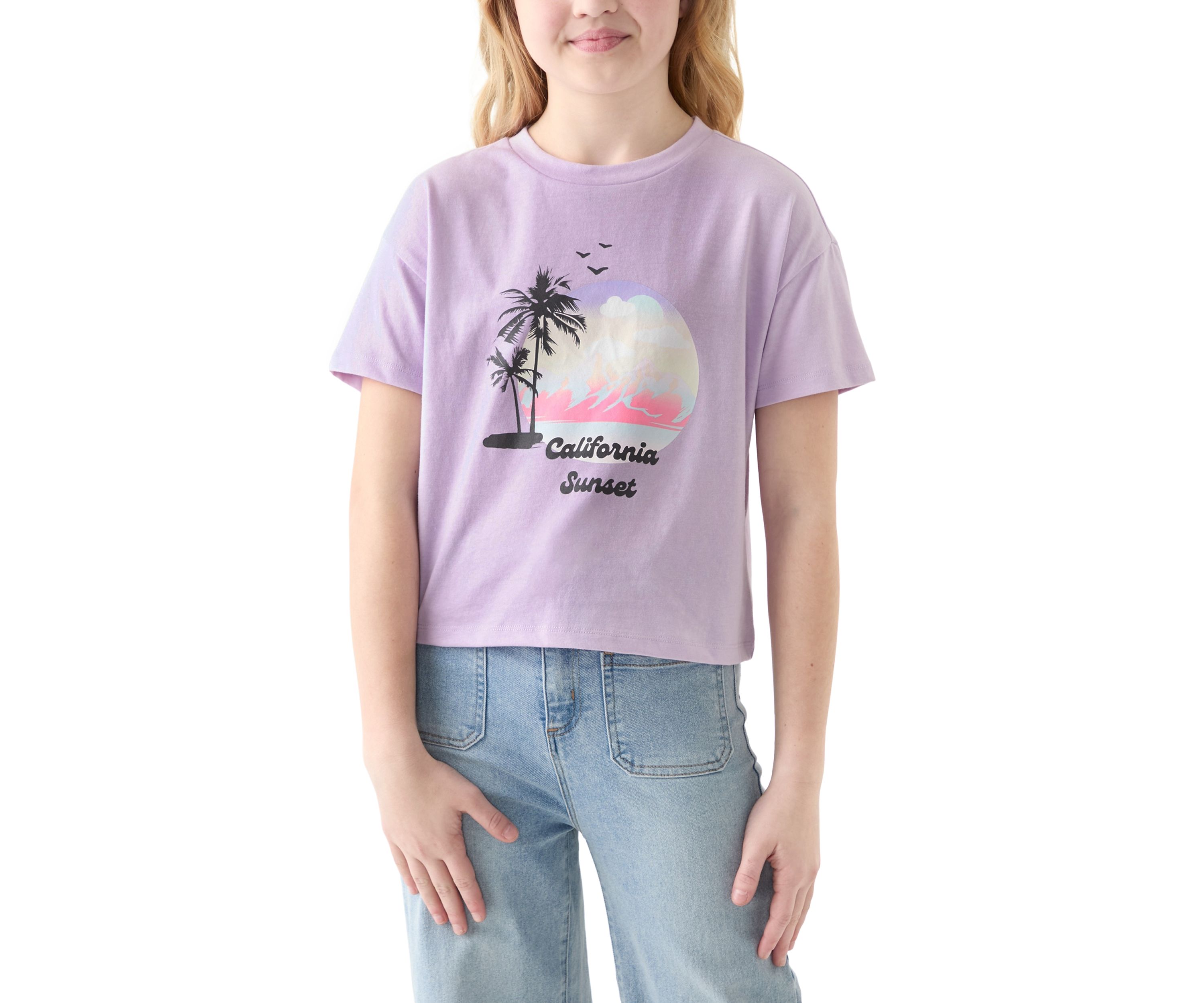 Girls 7-16 Short Sleeve Jersey Top 