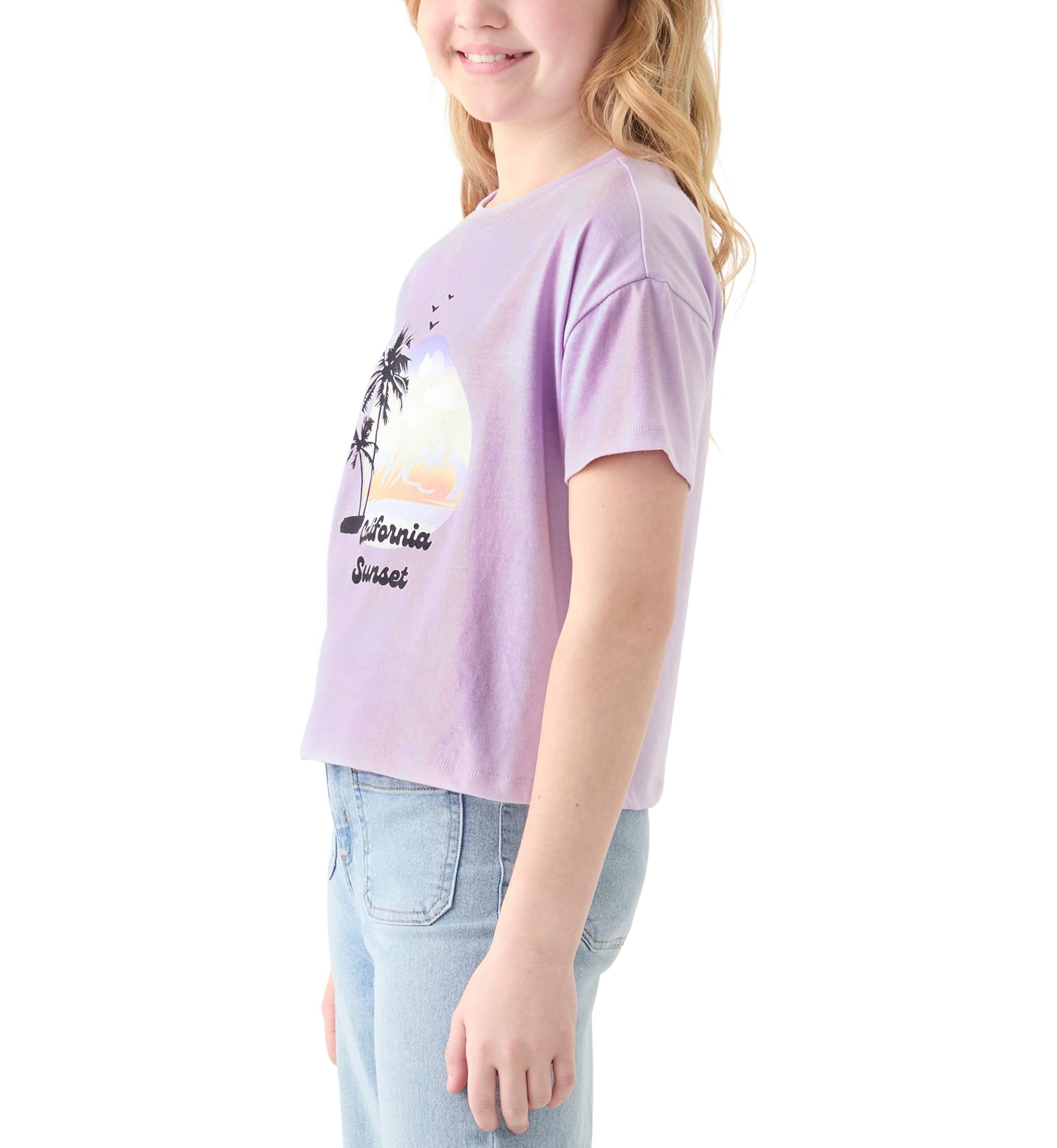 Girls 7-16 Short Sleeve Jersey Top 