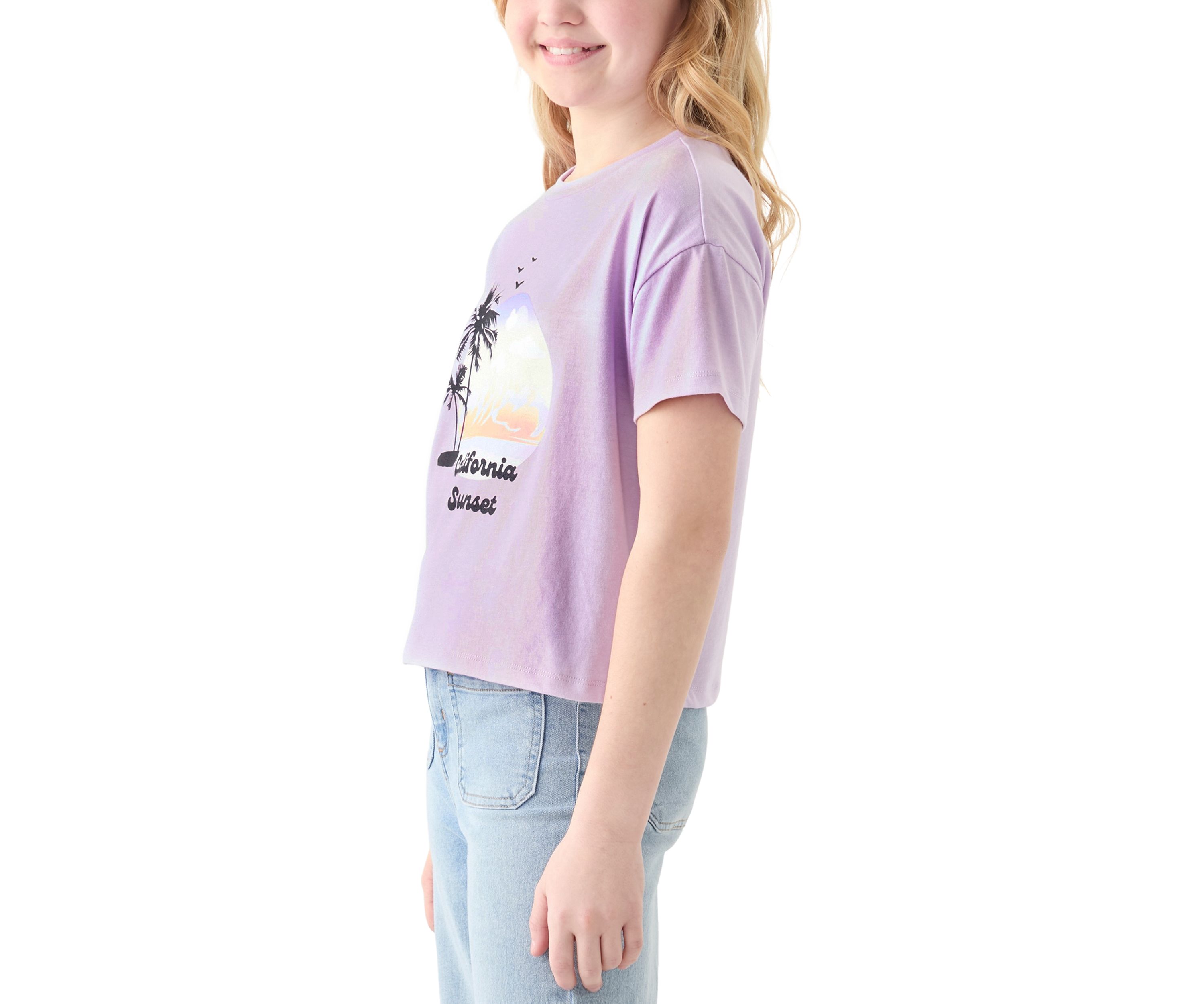 Girls 7-16 Short Sleeve Jersey Top 
