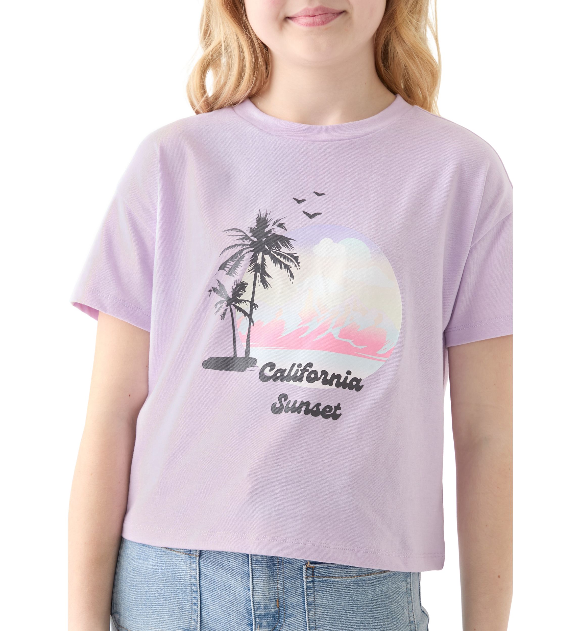 Girls 7-16 Short Sleeve Jersey Top 