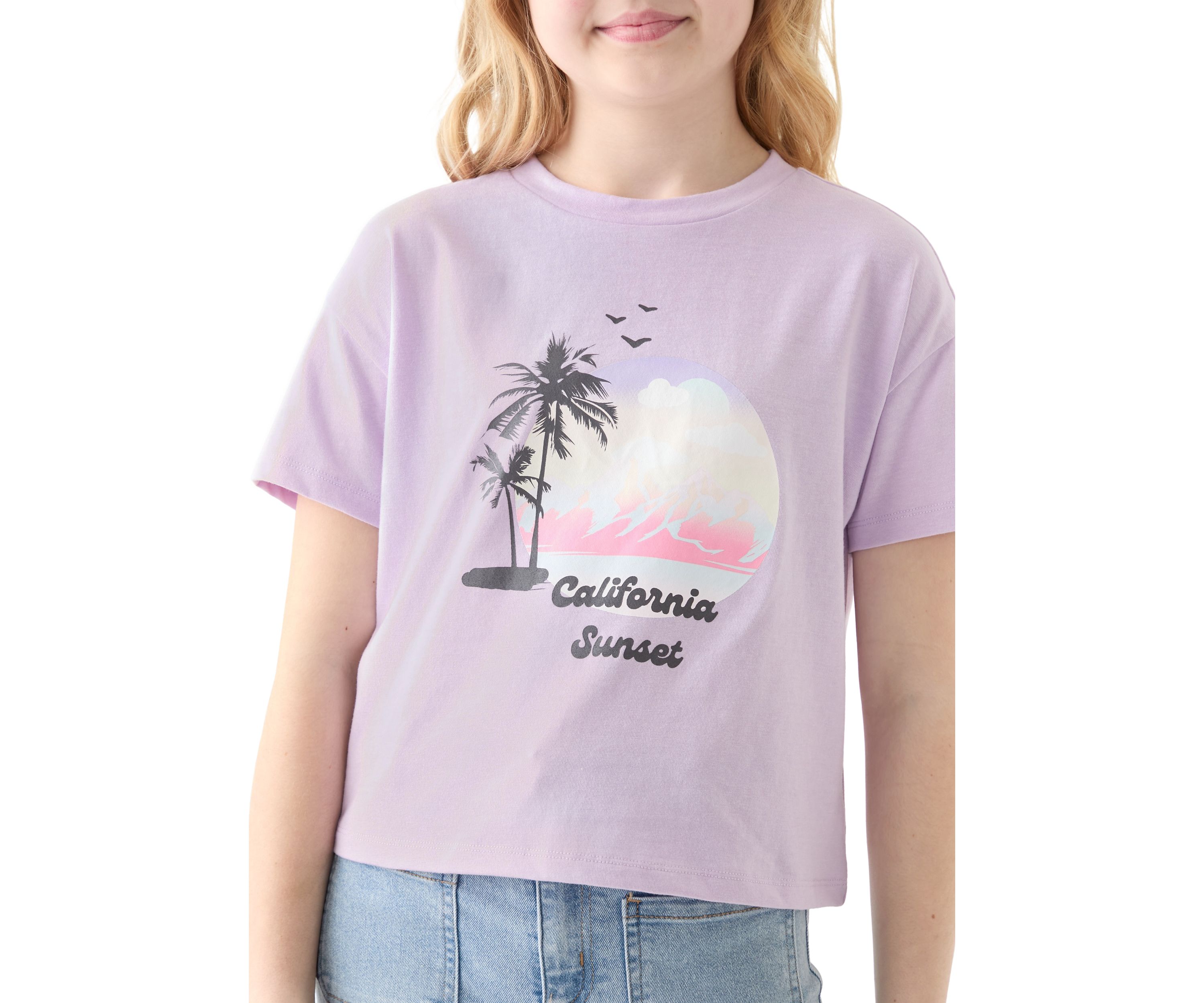 Girls 7-16 Short Sleeve Jersey Top 