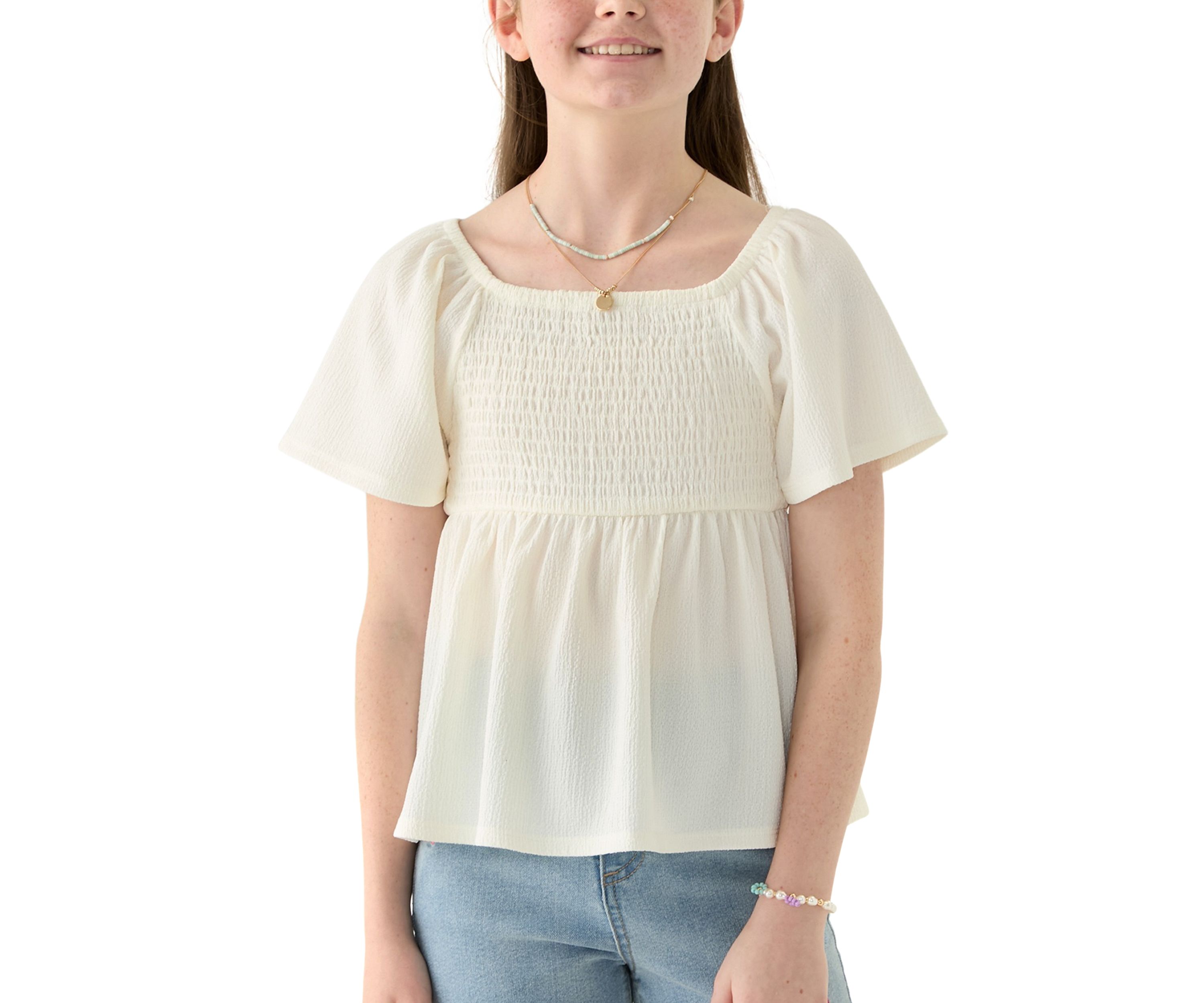 Girls 7-16 Ribbed Top