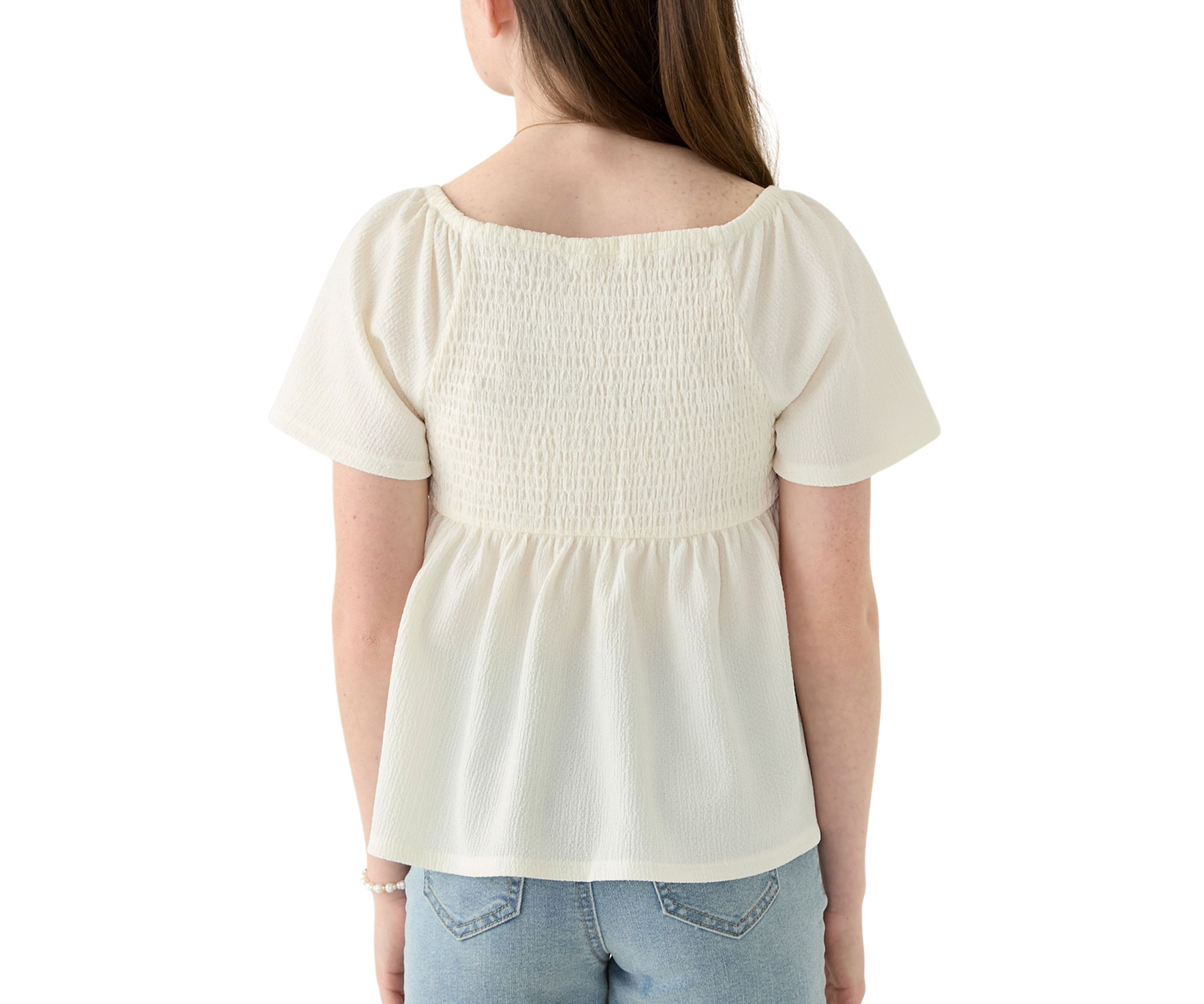 Girls 7-16 Ribbed Top