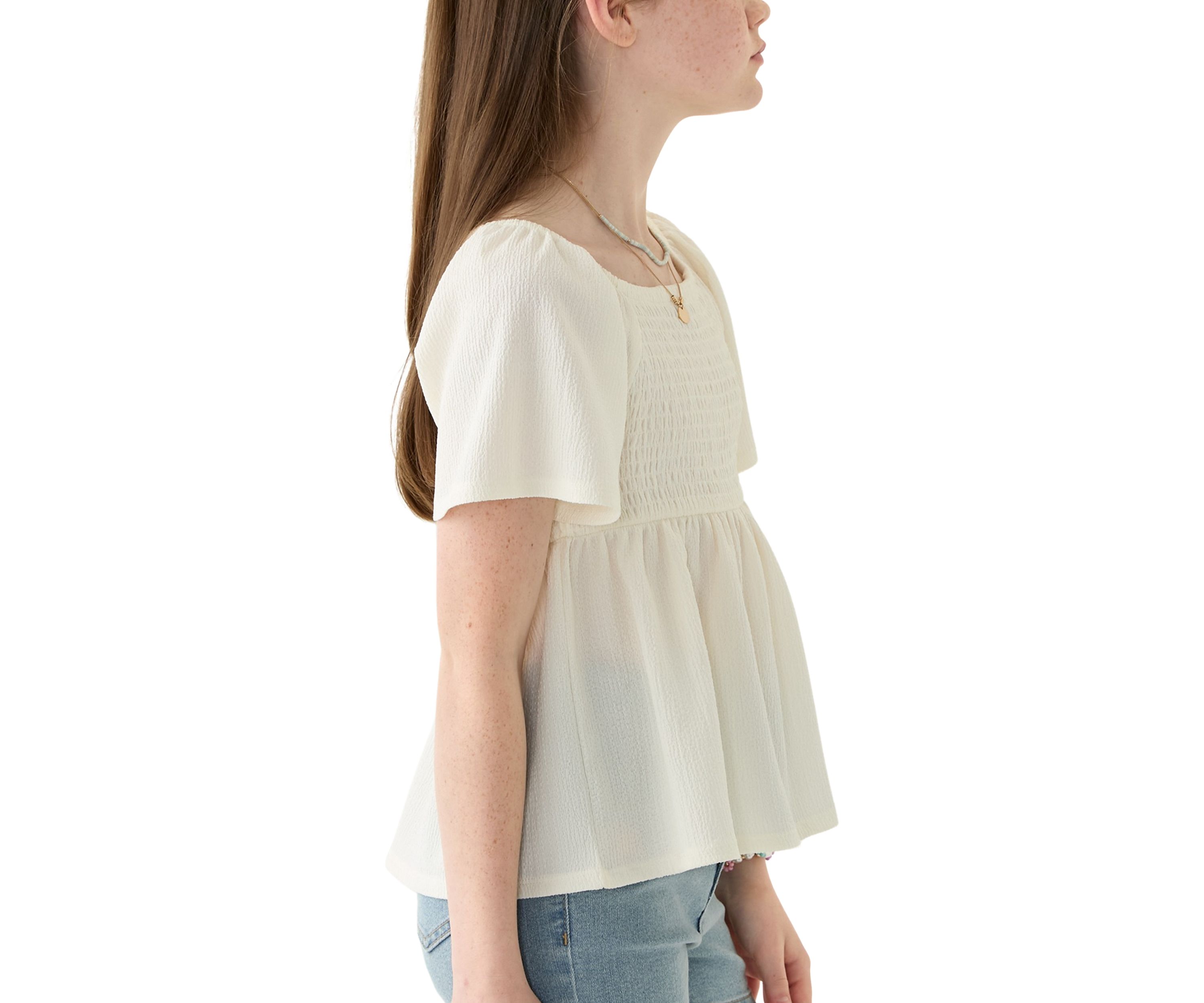 Girls 7-16 Ribbed Top