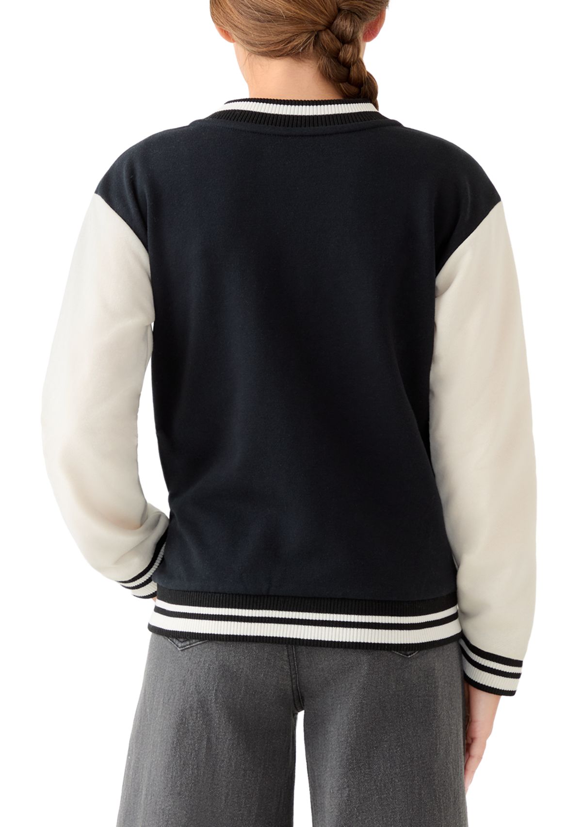 Girls 7-16 CVC Fleece Bomber Jacket