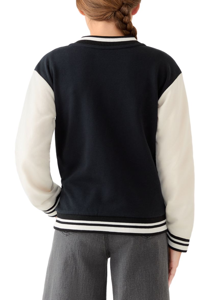 Girls 7-16 CVC Fleece Bomber Jacket