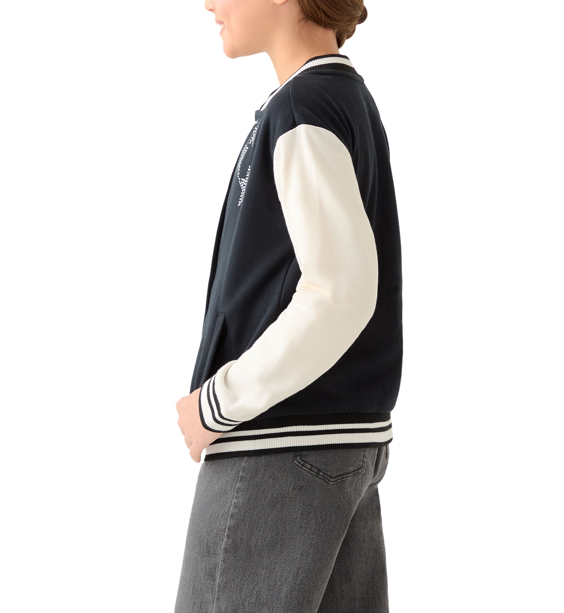 Girls 7-16 CVC Fleece Bomber Jacket