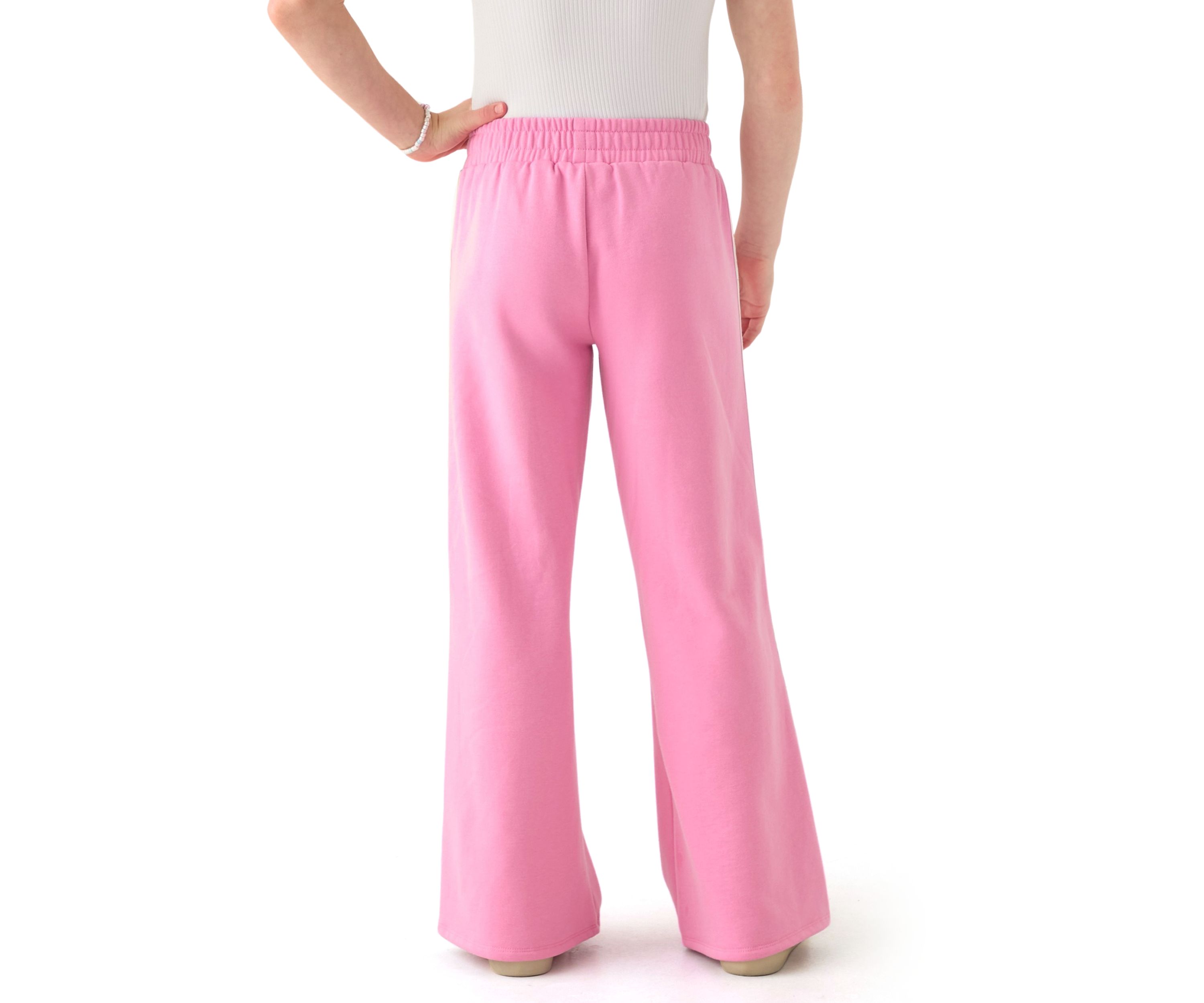 Girls 7-16 Wide Leg Fleece Pants