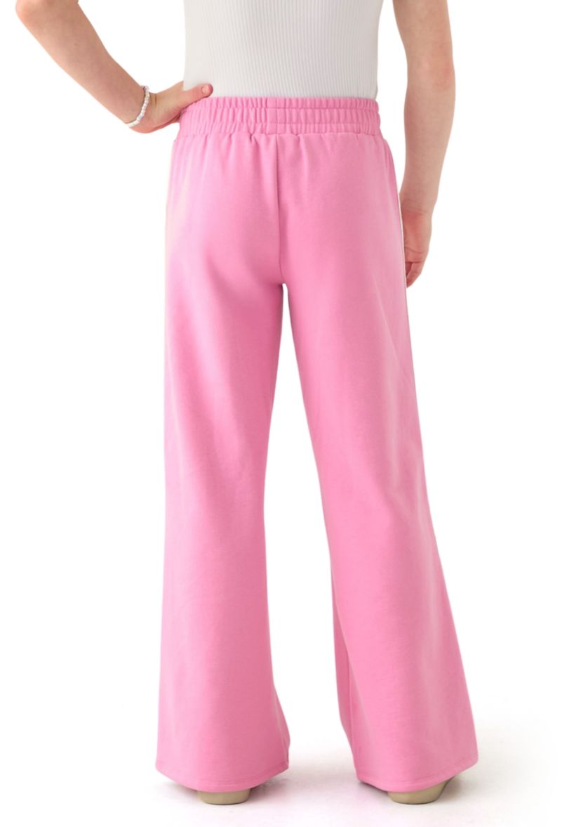 Girls 7-16 Wide Leg Fleece Pants