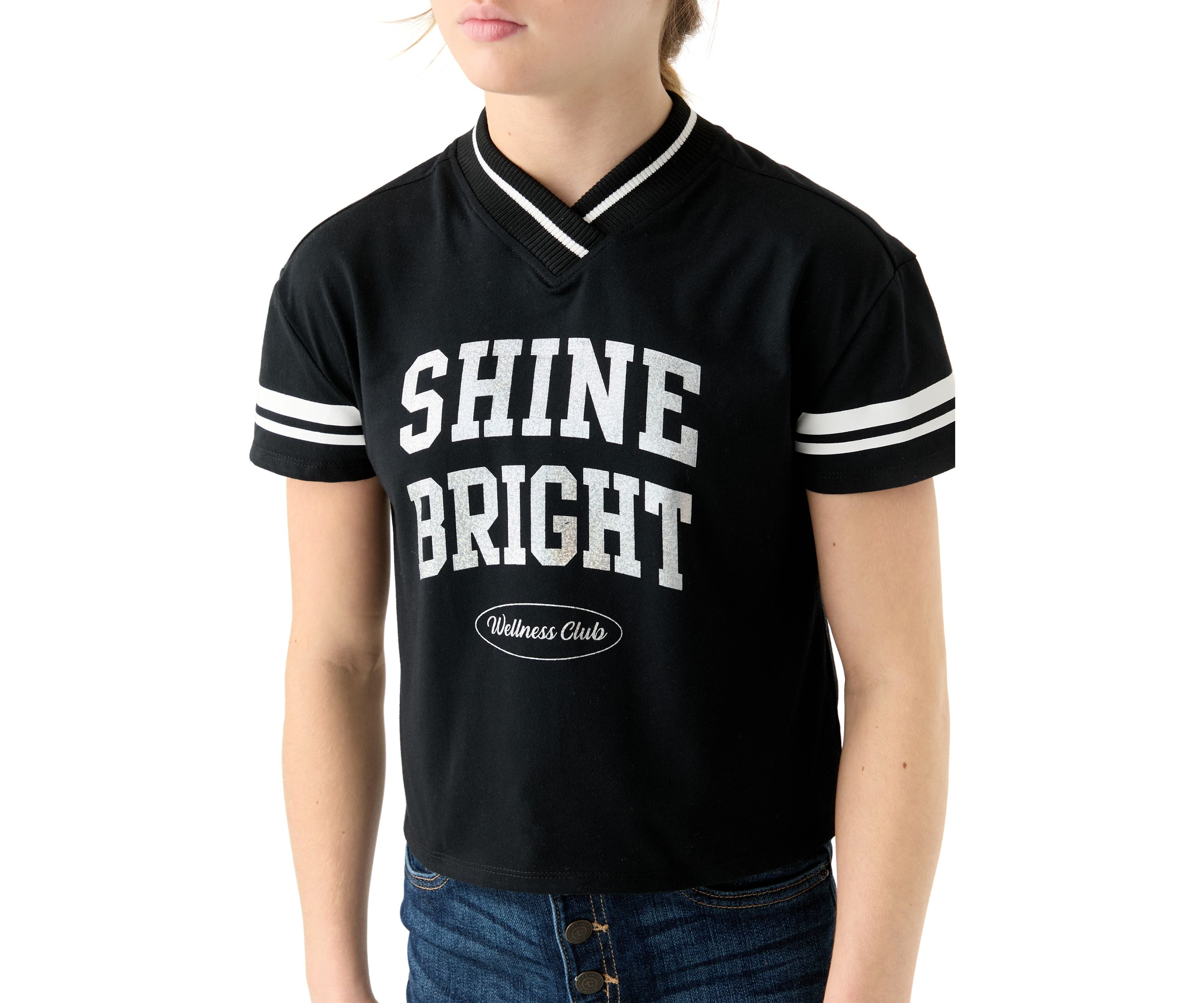 Girls 7-16 Rugby Jersey Graphic T-Shirt