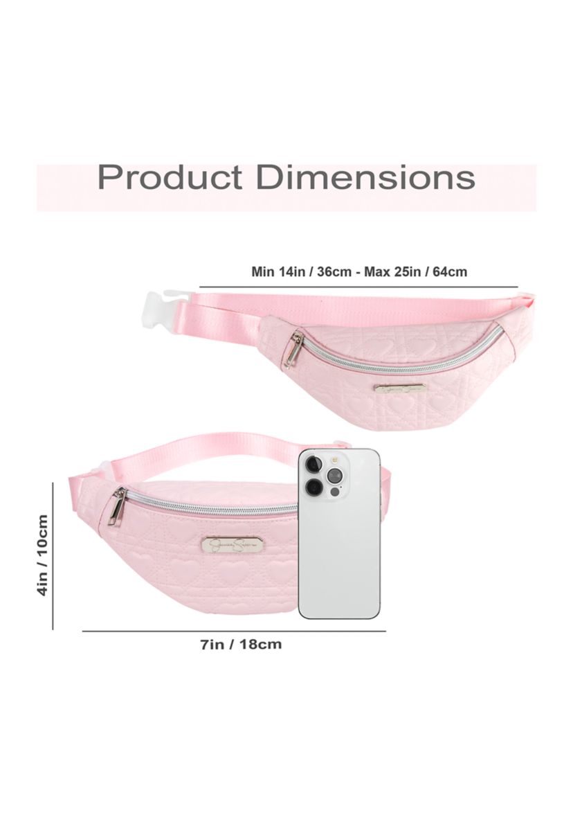 Girls Quilted Crossbody Sling Fanny Pack