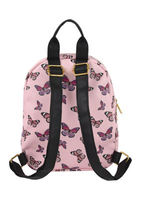 Butterfly Printed Mini Backpack