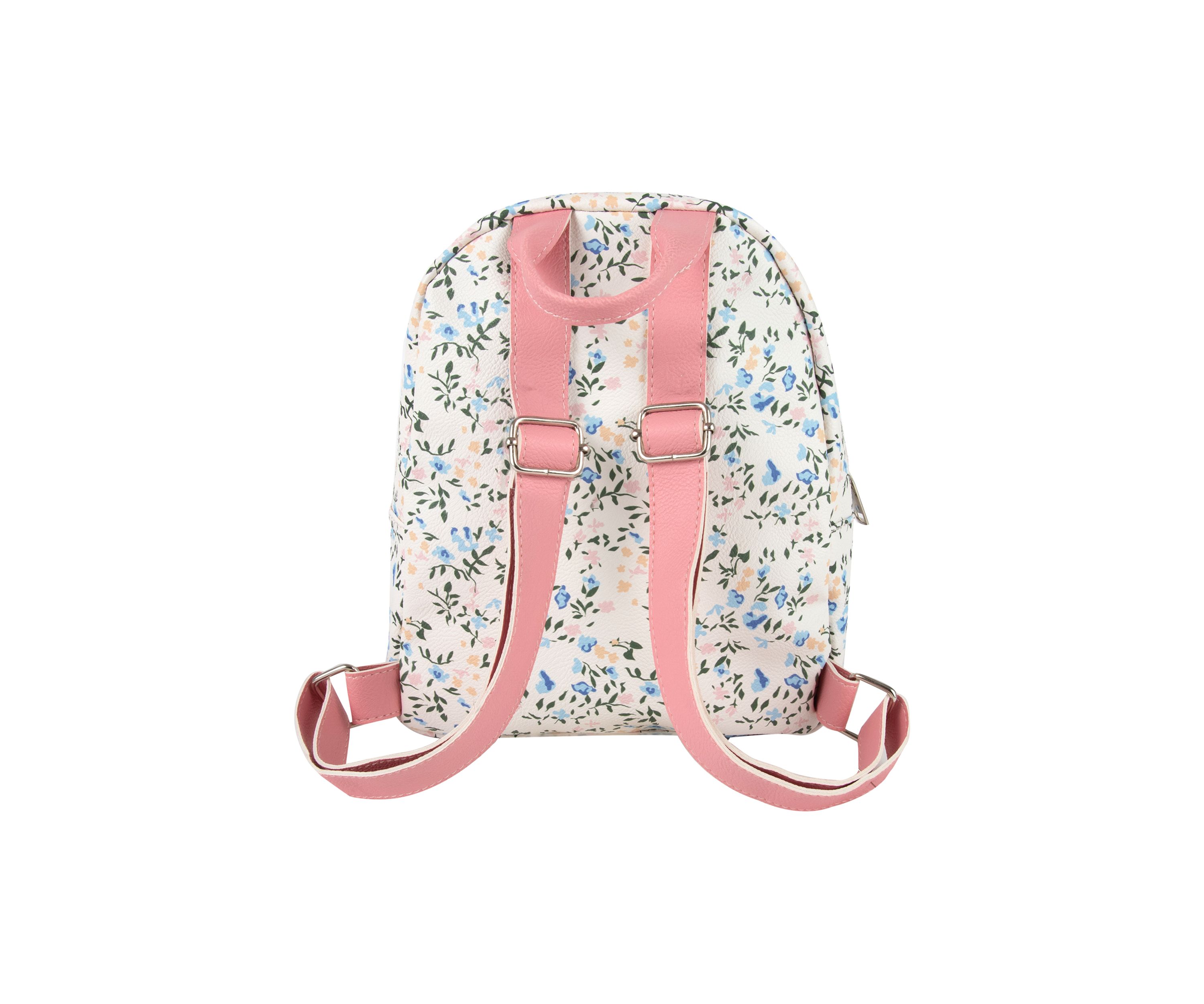 Multi Floral Printed Backpack