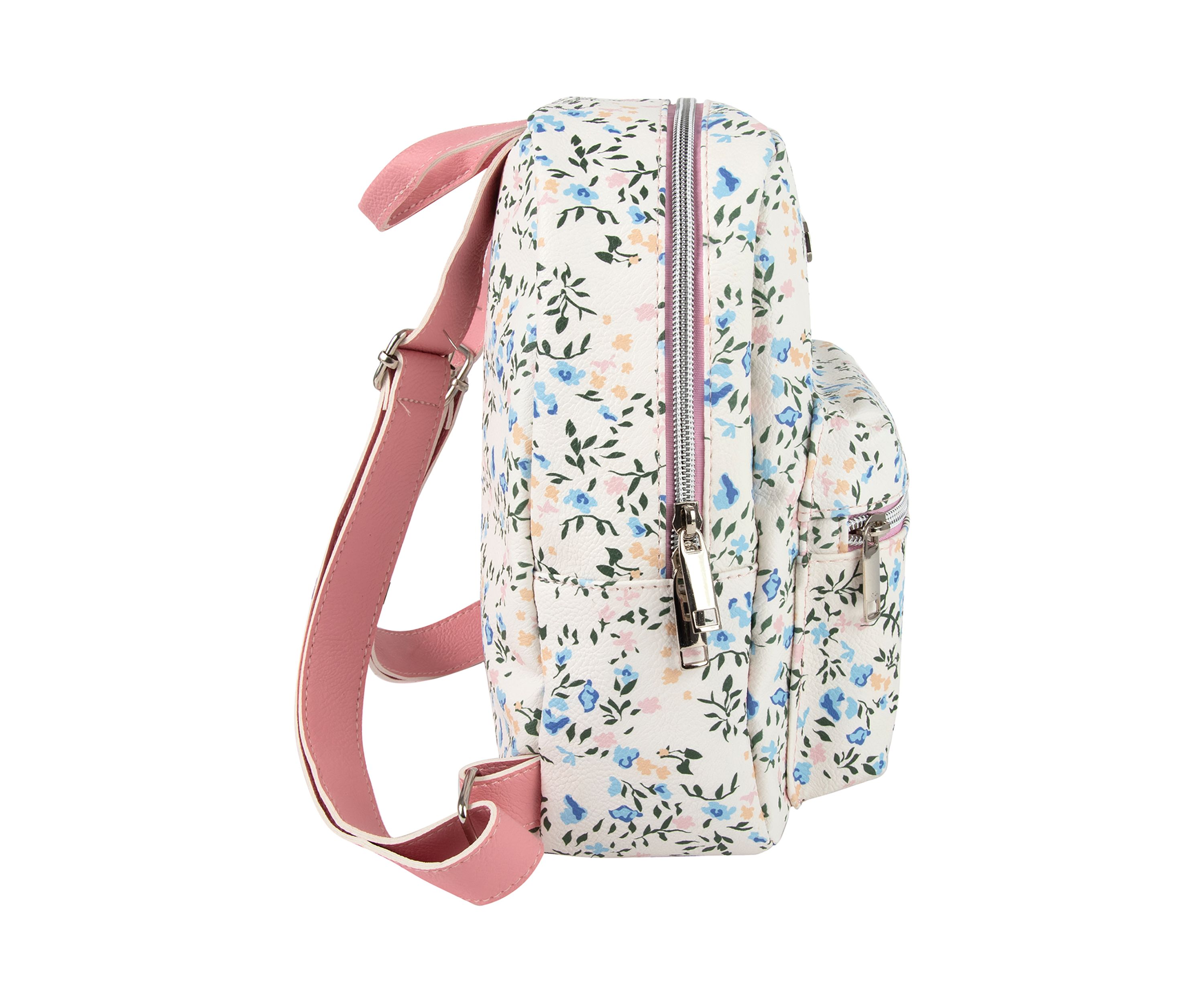 Multi Floral Printed Backpack