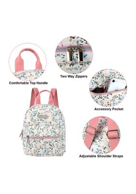 Multi Floral Printed Backpack