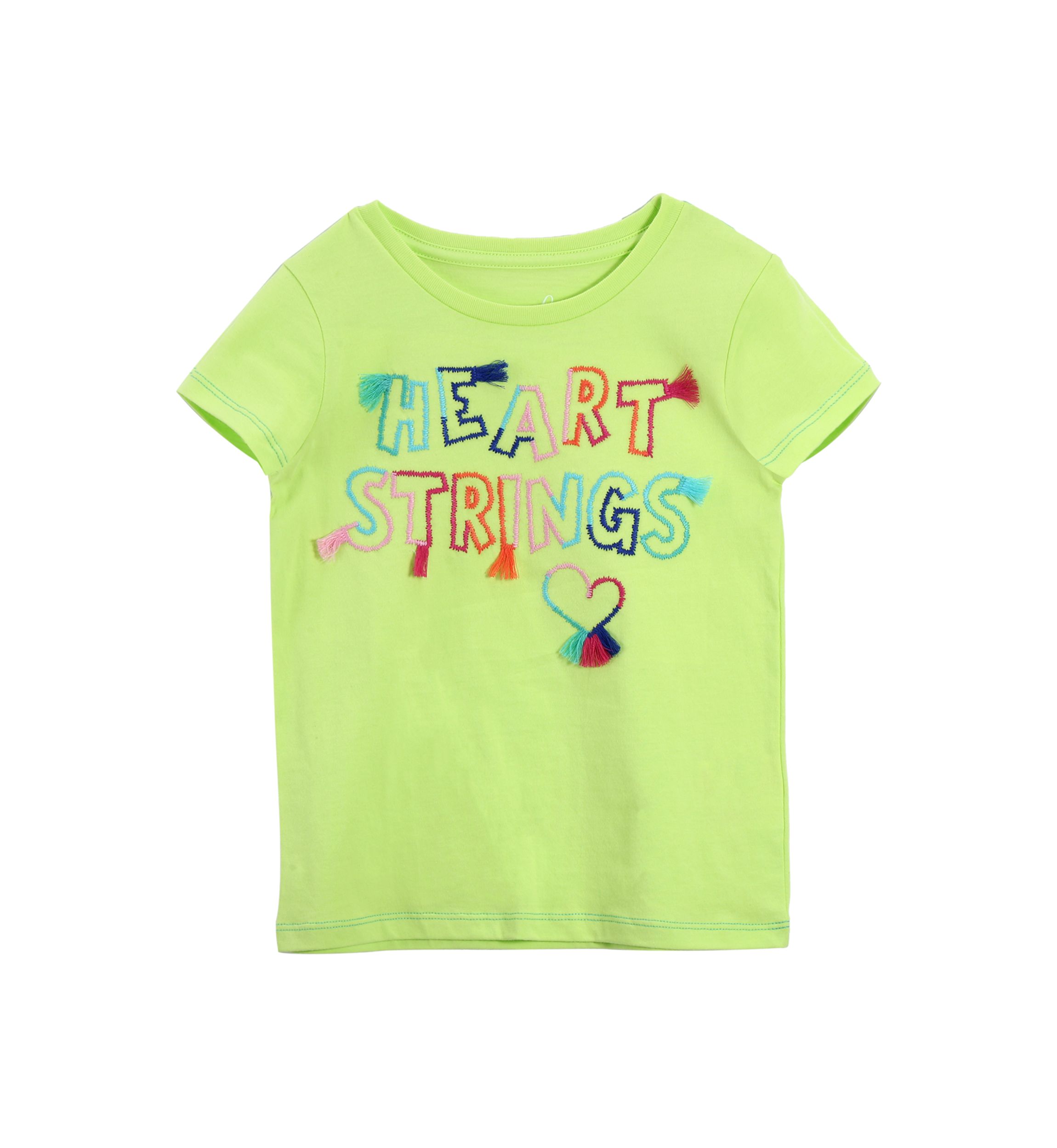 Girls 2-8 Heart Strings Graphic T-Shirt