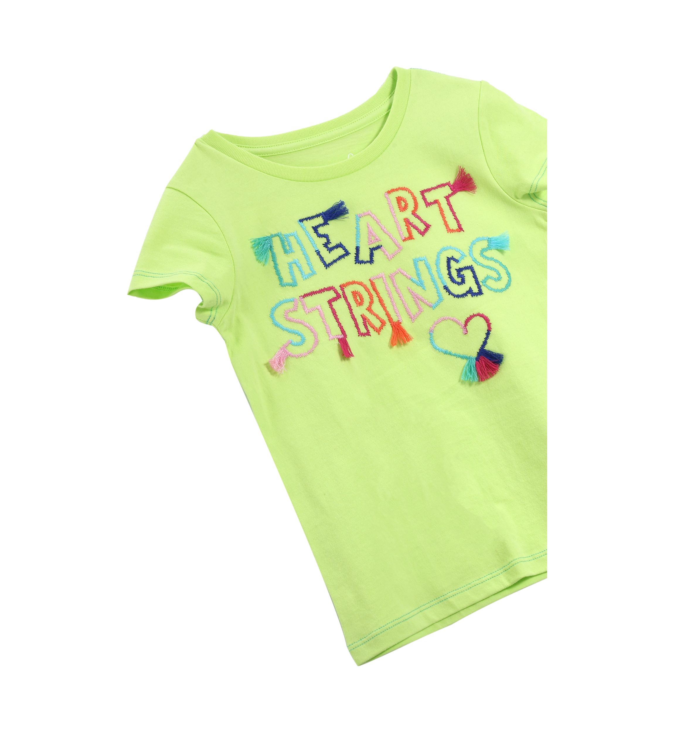 Girls 2-8 Heart Strings Graphic T-Shirt