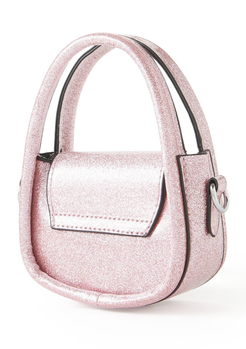 Girls Glitter Heart Bag