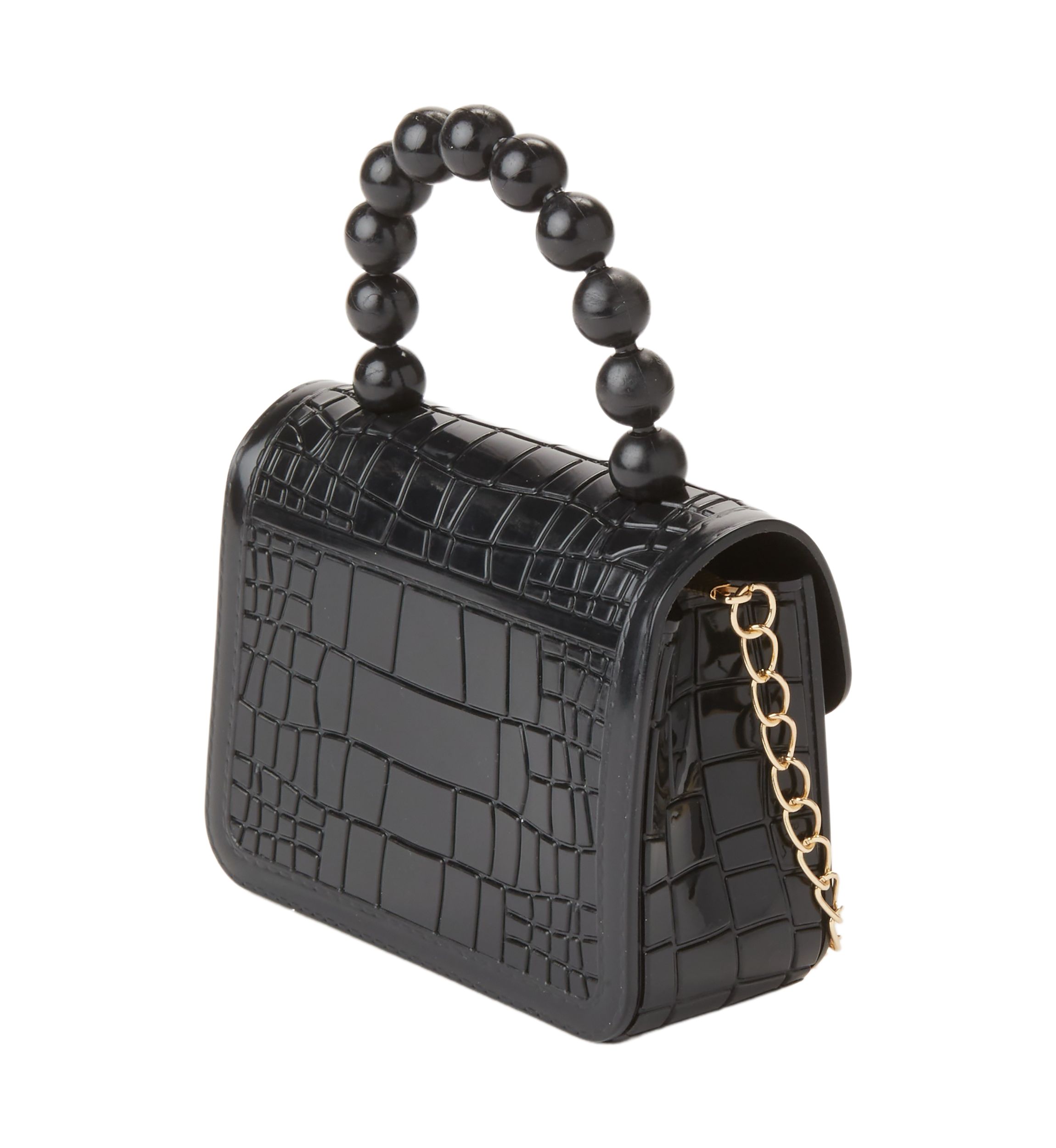 Girls Faux Snakeskin Bag