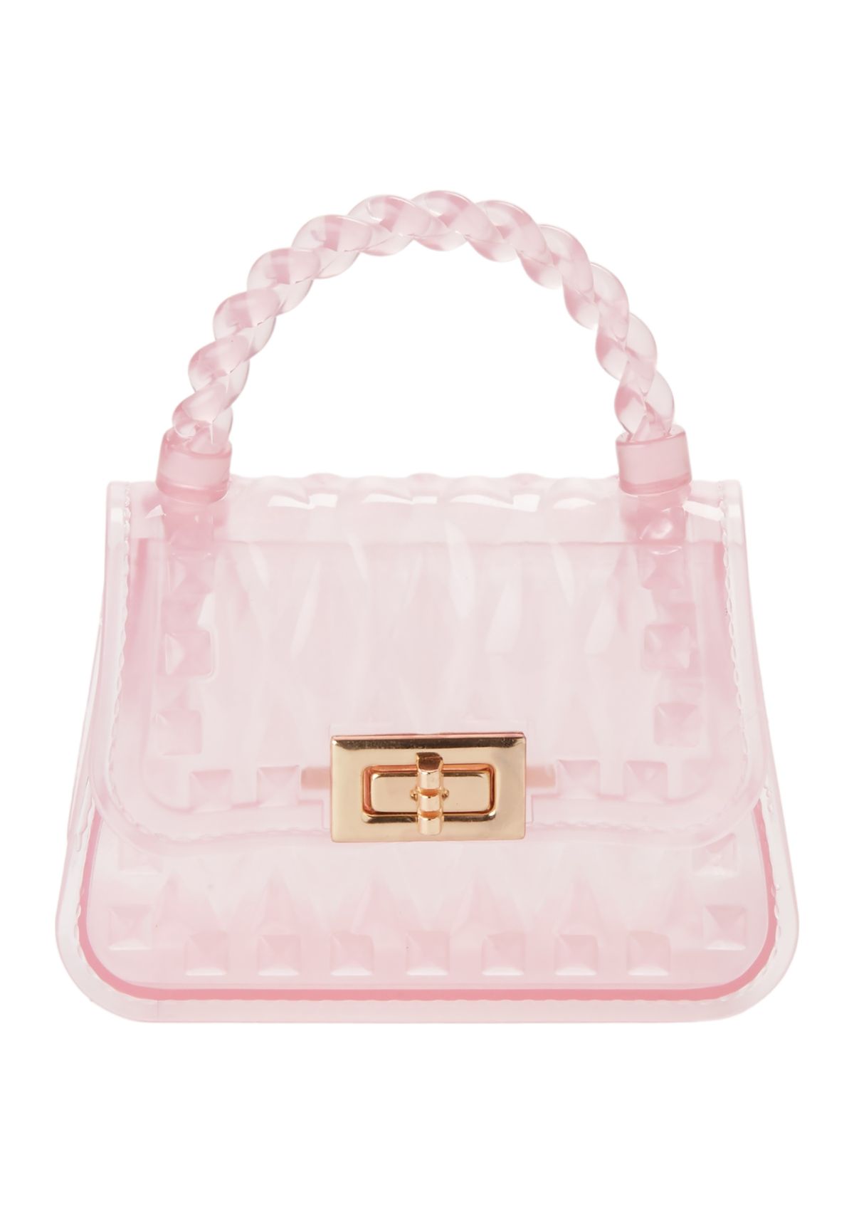 Pink Diamond Quilted Handbag