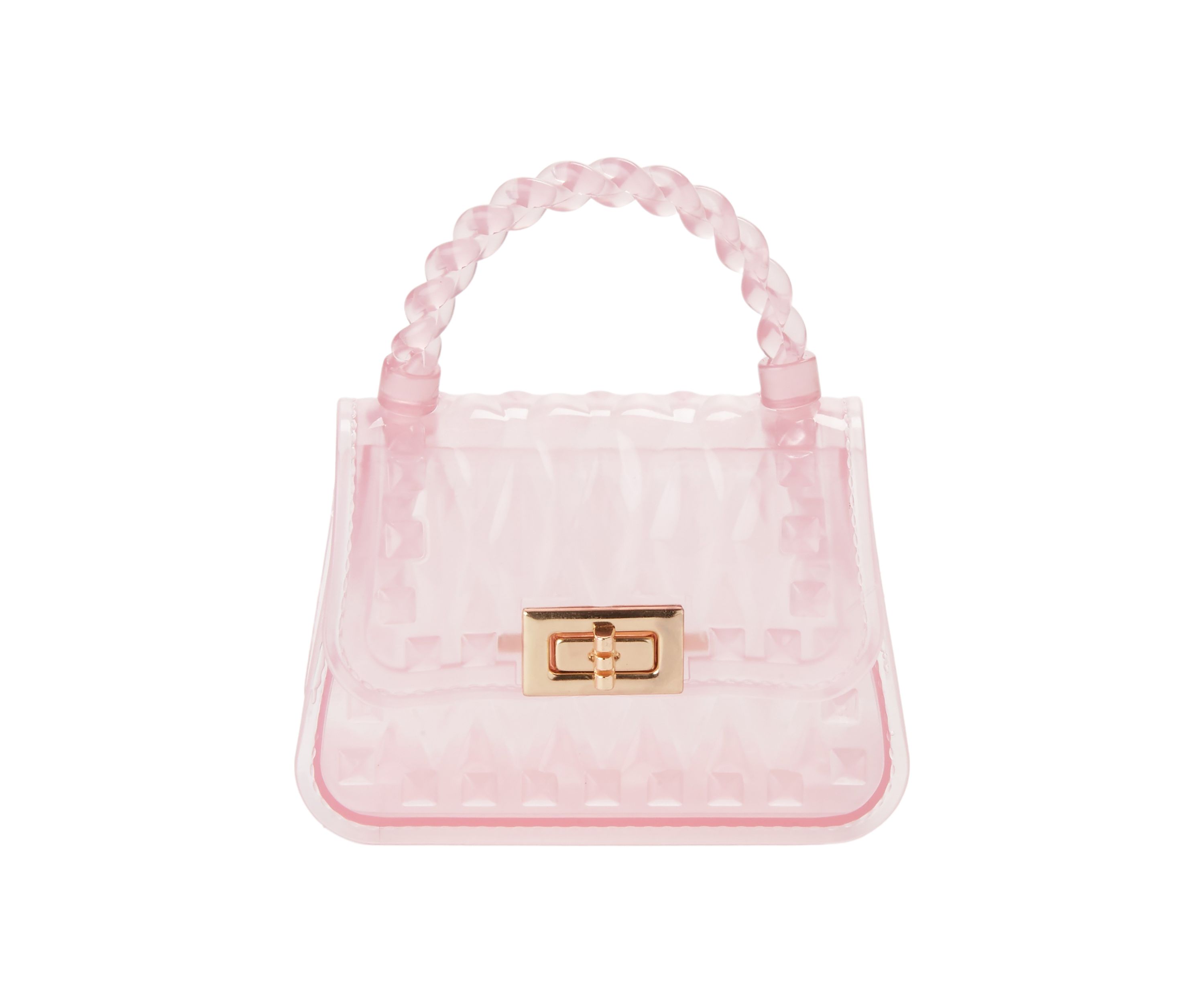 Pink Diamond Quilted Handbag