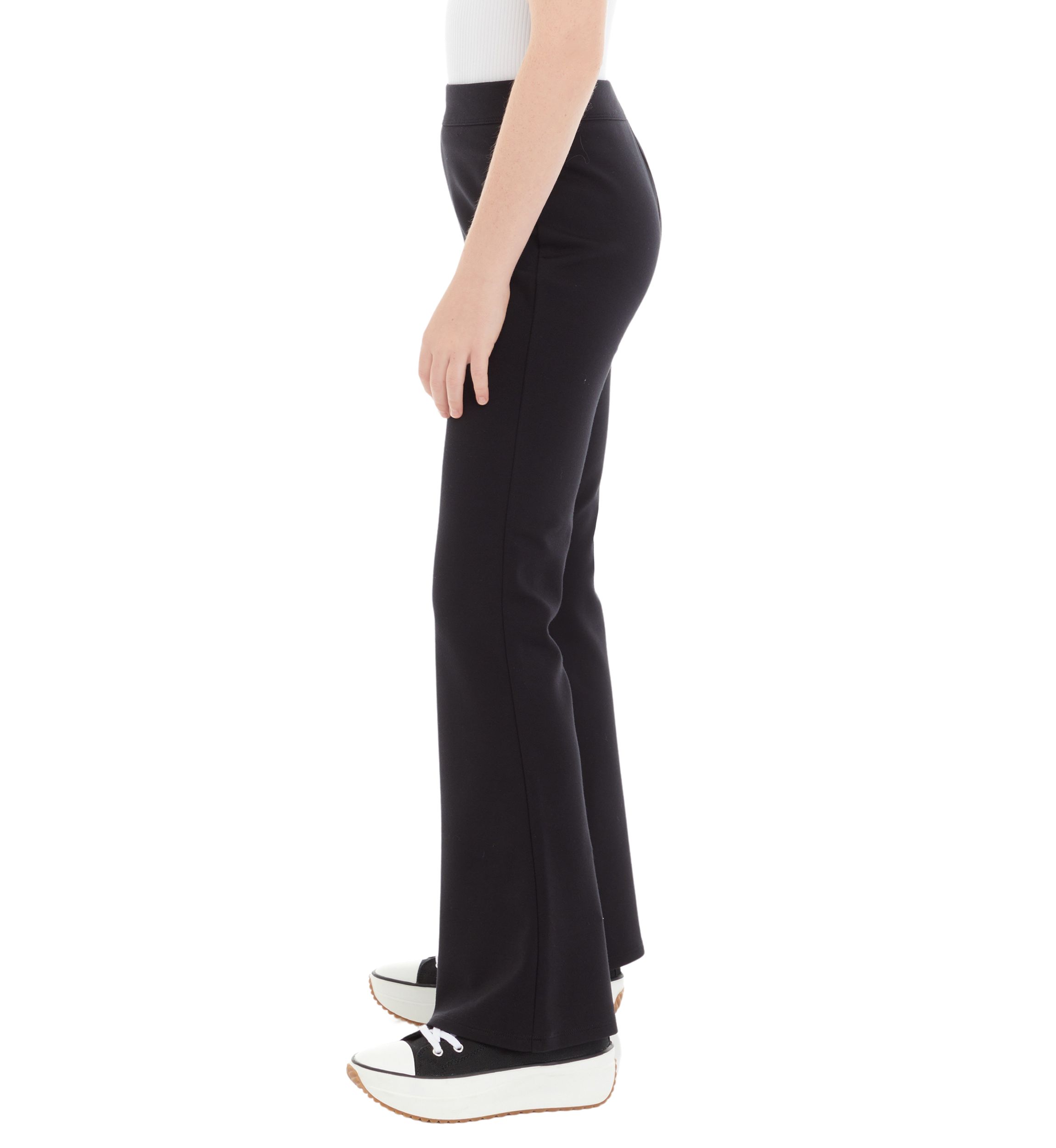 Girls 7-16 Pull On Flare Ponte Pants