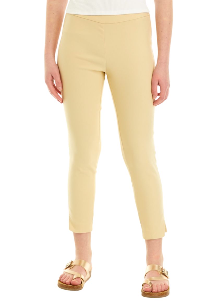 Side Slit Pull On Pants