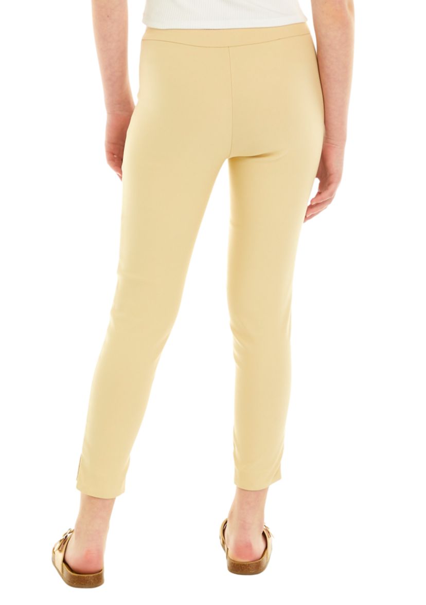 Side Slit Pull On Pants