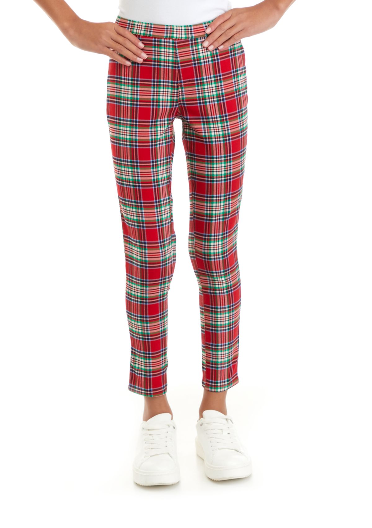 Girls 7-16 Knit Twill Pants