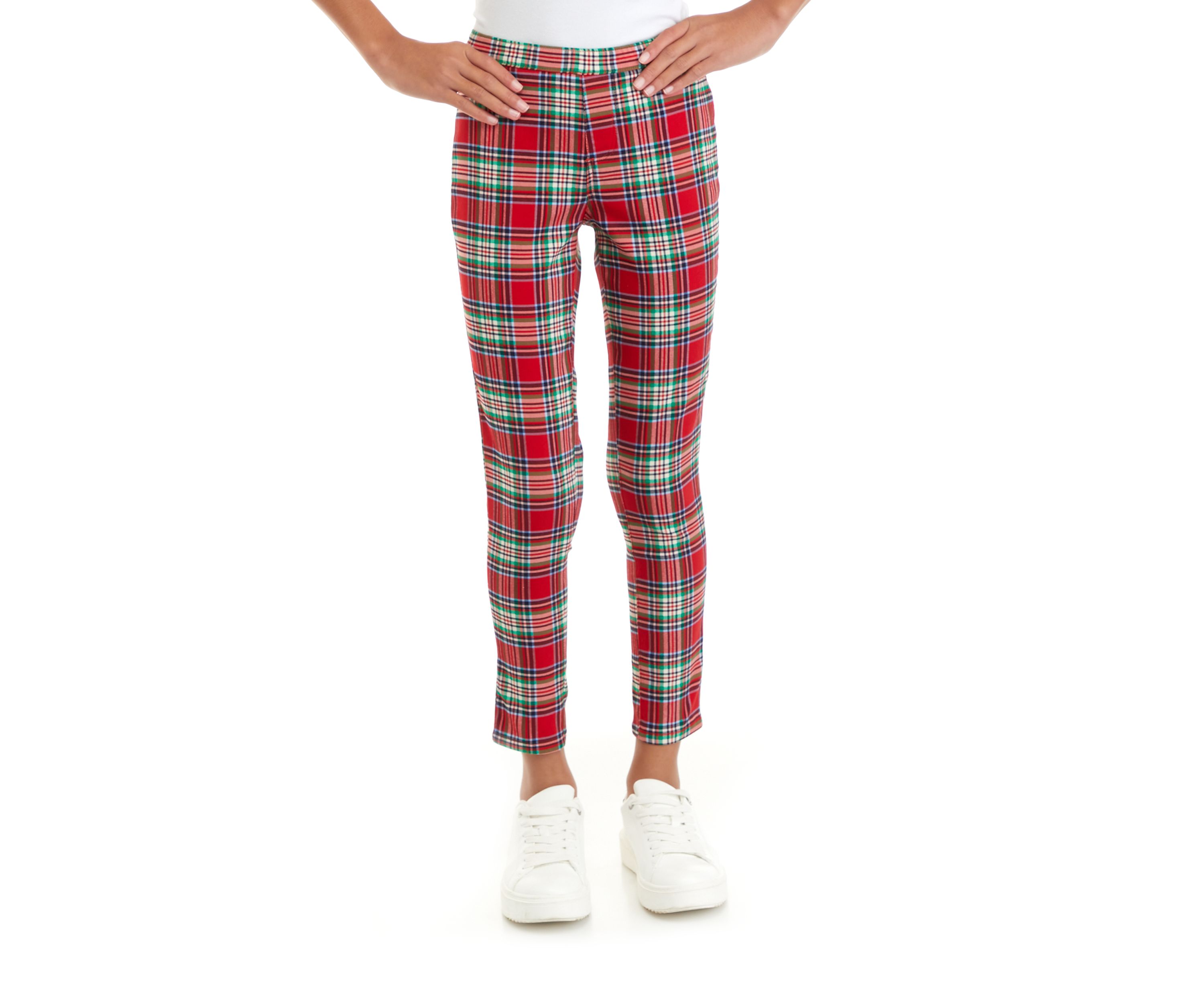 Girls 7-16 Knit Twill Pants