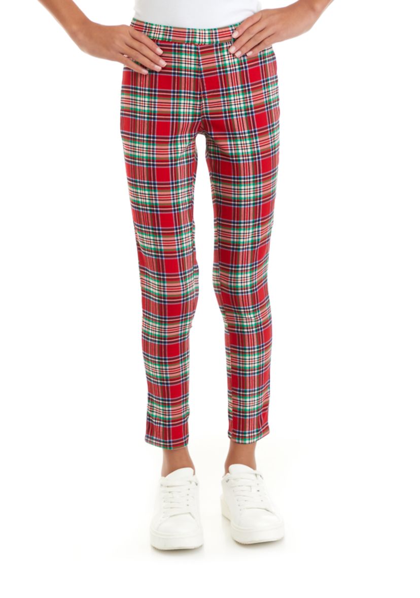 Girls 7-16 Knit Twill Pants