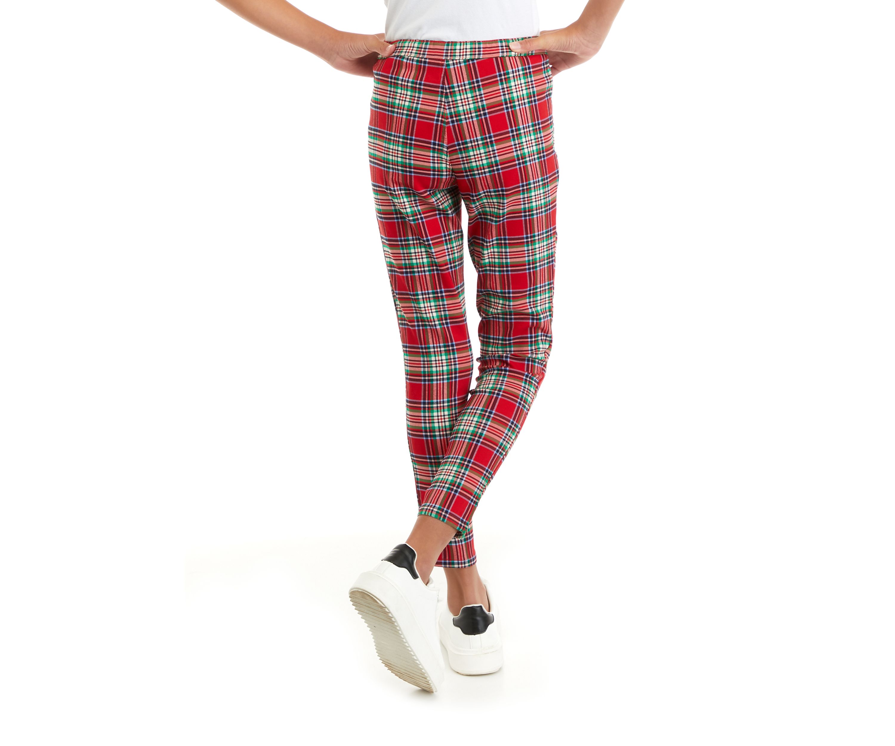 Girls 7-16 Knit Twill Pants
