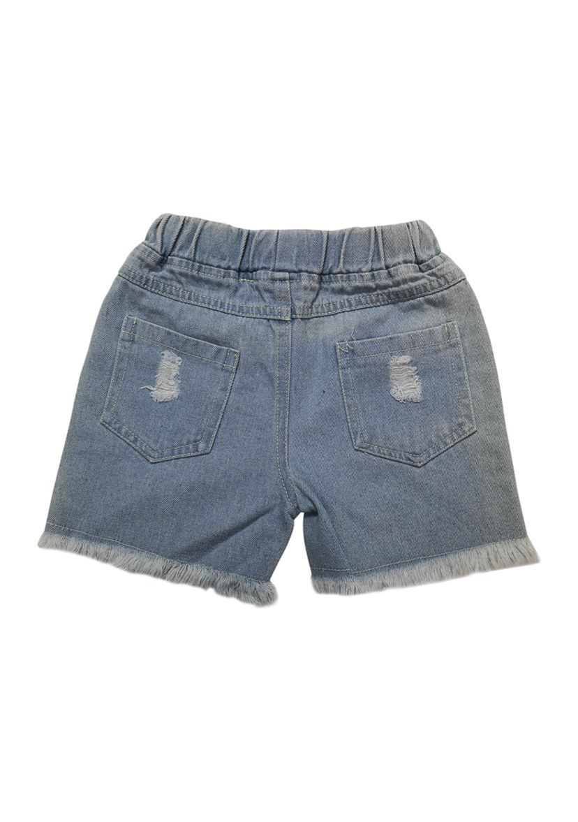 Girls 2-6x Sunflower Denim Shorts 