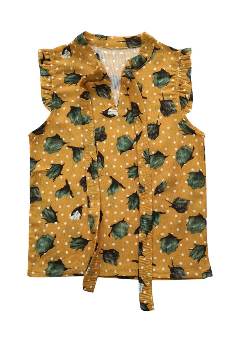 Girls 2-6x Printed Sleeveless Top 