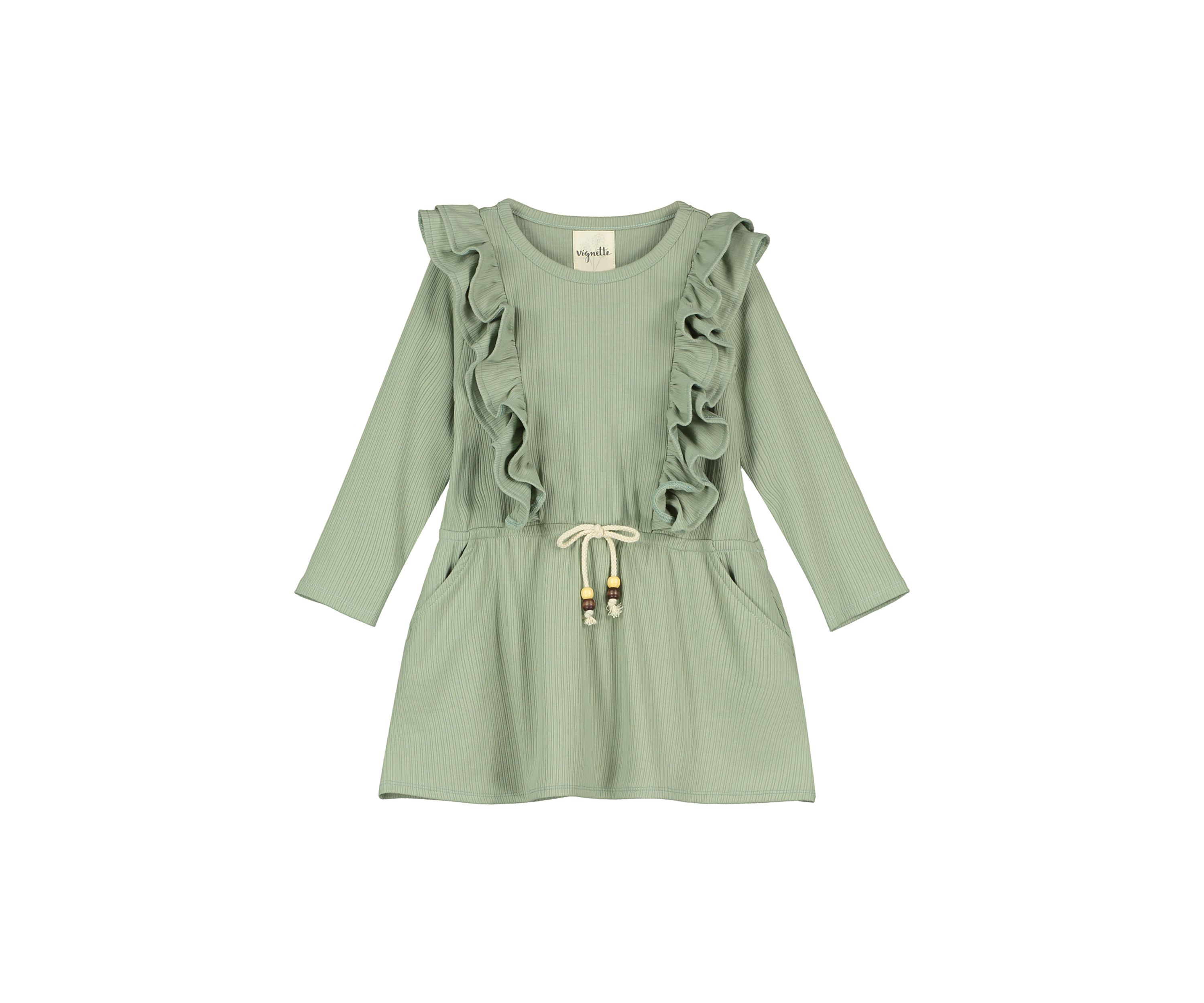 Girls 4-6x Long Sleeve Celine Dress
