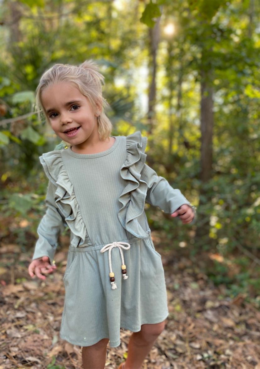Girls 4-6x Long Sleeve Celine Dress
