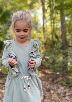 Girls 4-6x Long Sleeve Celine Dress