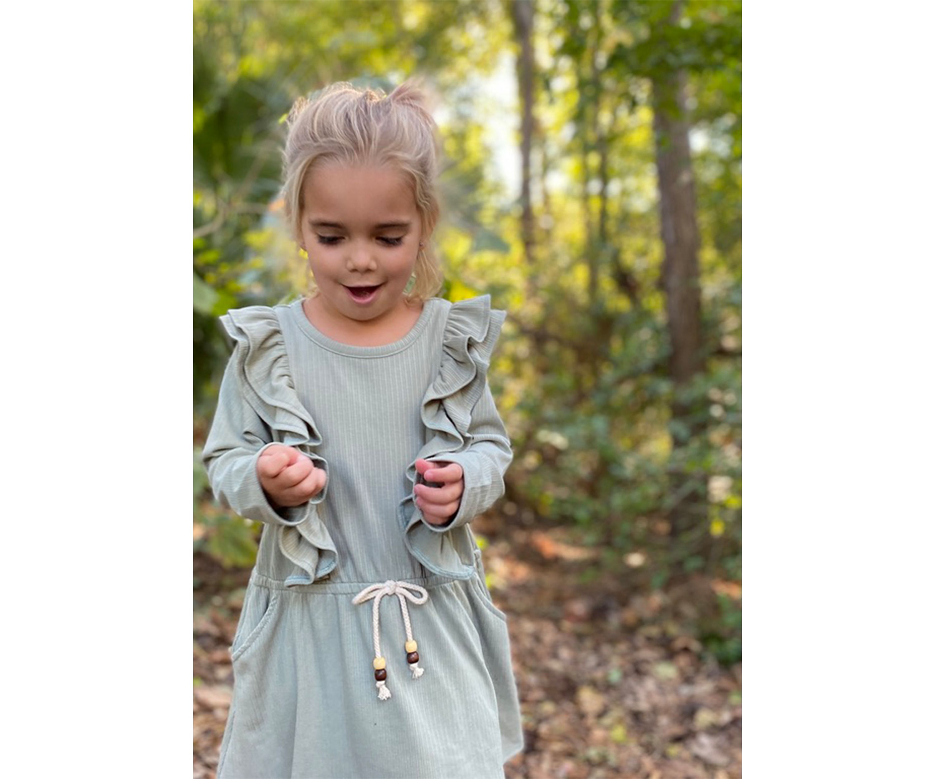Girls 4-6x Long Sleeve Celine Dress