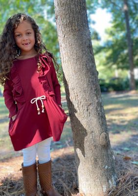 Girls 4-6x Long Sleeve Celine Dress