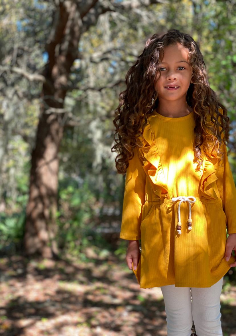 Girls 4-6x Long Sleeve Celine Dress