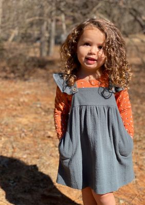 Girls 4-6x Short Ruffle Sleeve Opal Dress