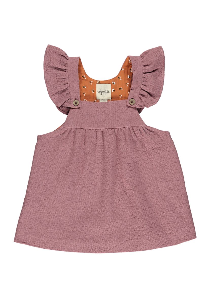Girls 4-6x Short Ruffle Sleeve Opal Dress