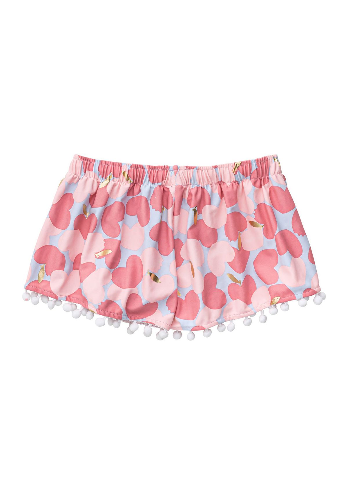 Girls 4-6 Apple Love Swim Shorts