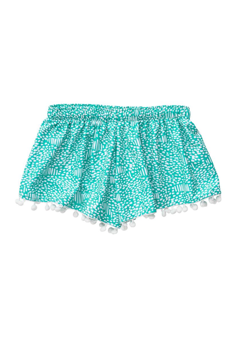 Girls 4-6 Spearmint Spot Swim Shorts