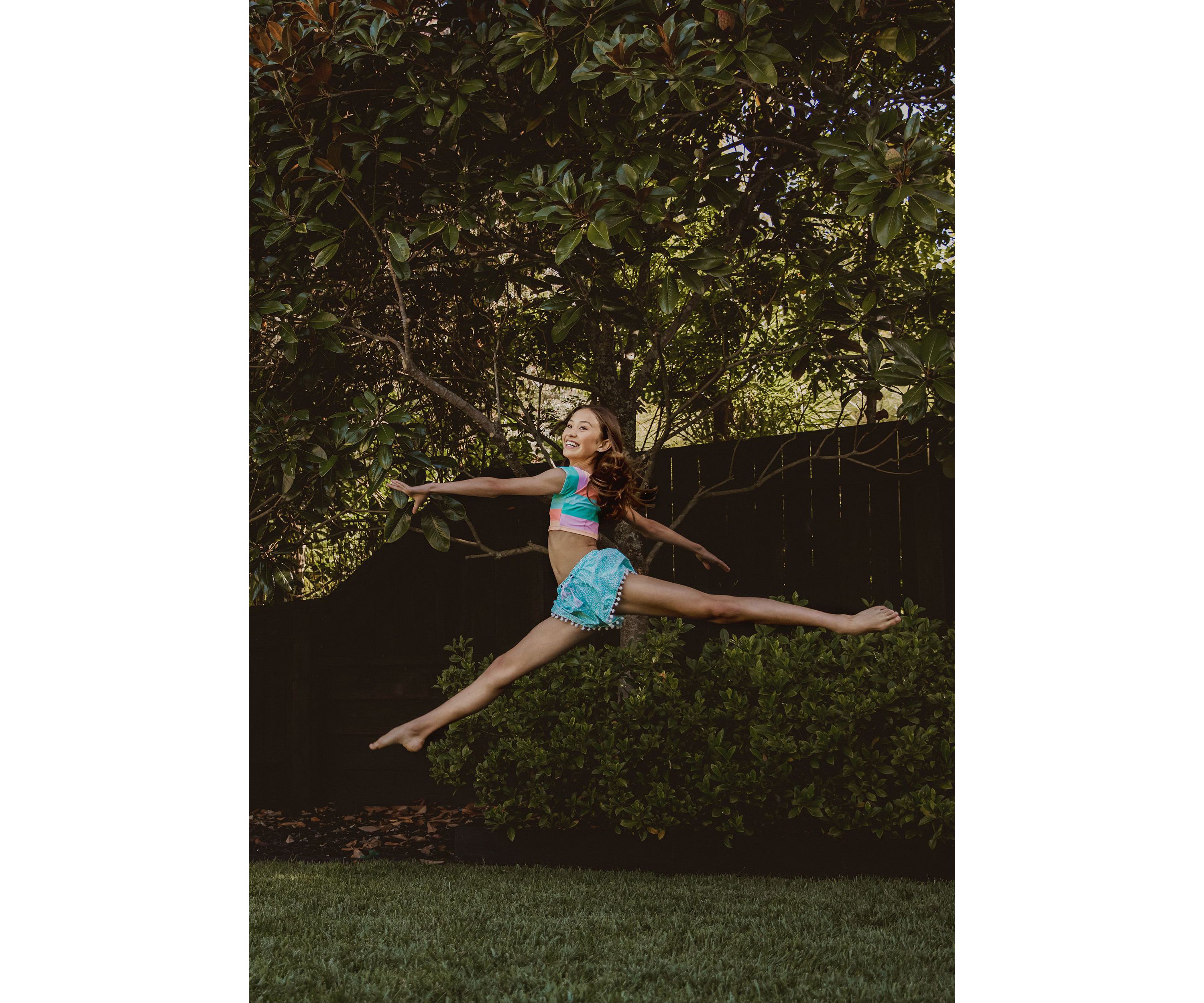 Girls 4-6 Spearmint Spot Swim Shorts