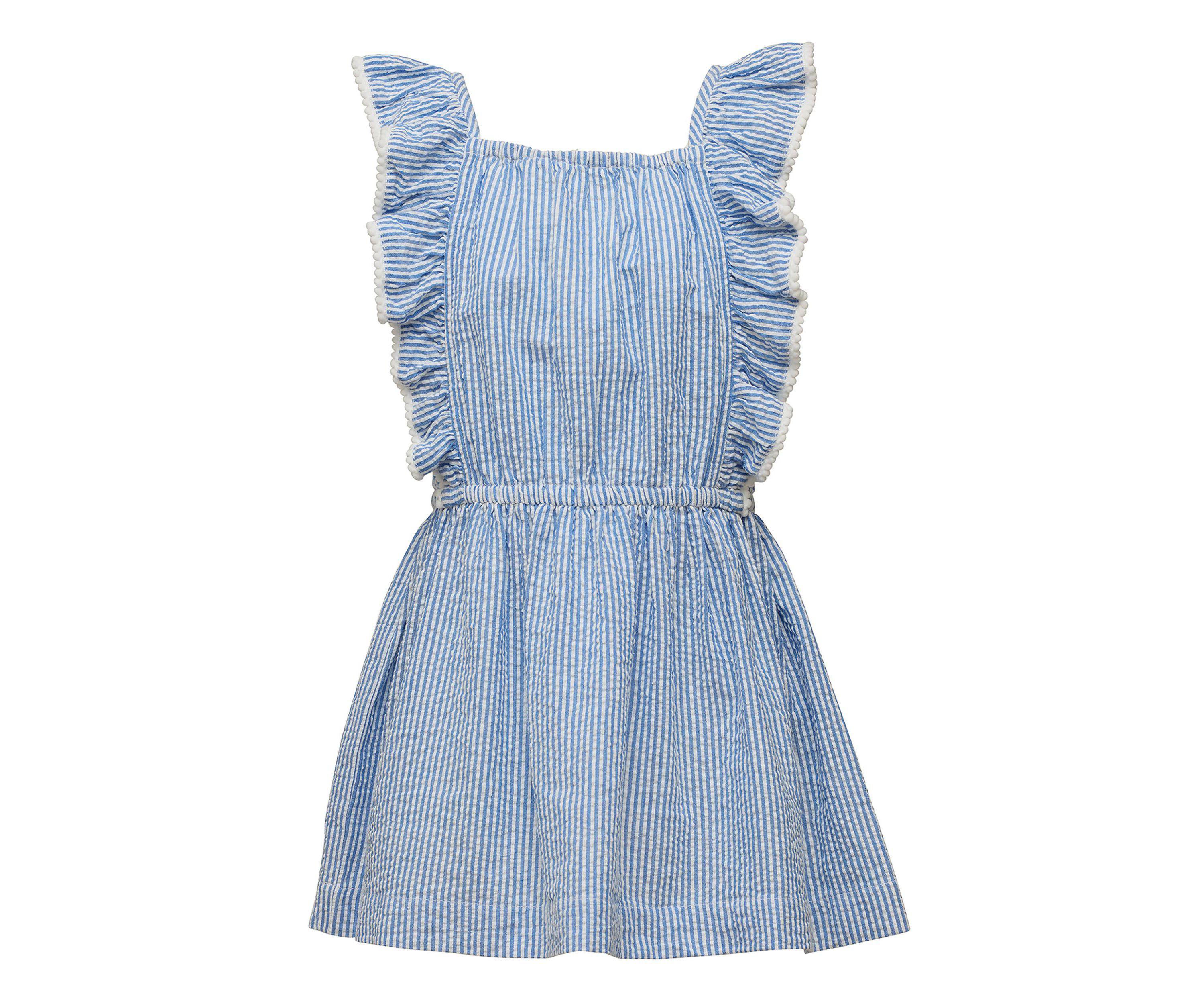 Cornflower Frilled Beach Dress