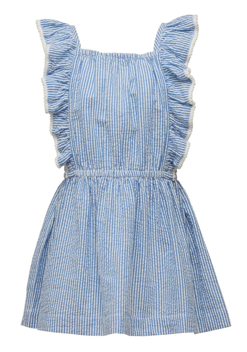 Cornflower Frilled Beach Dress