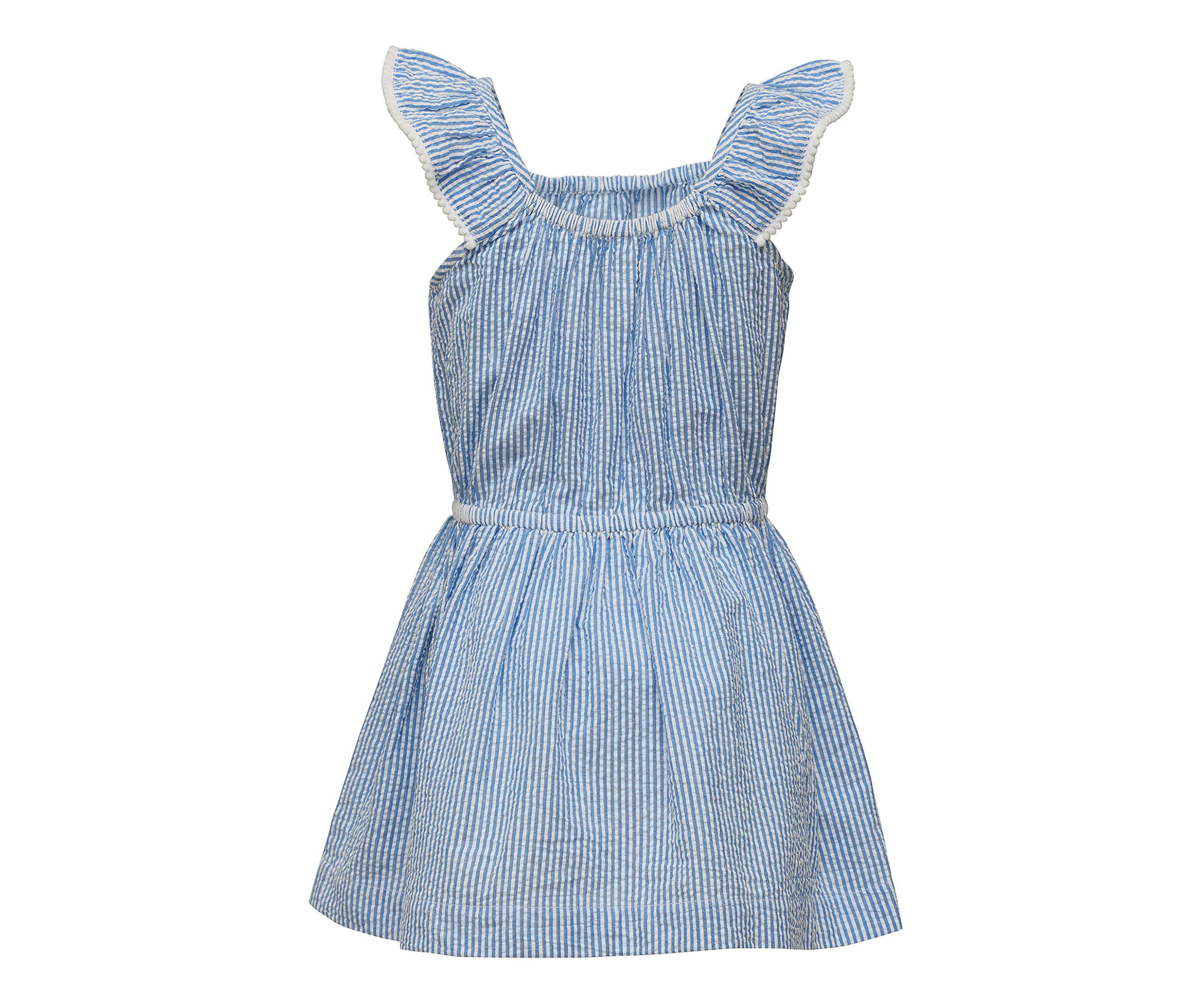 Cornflower Frilled Beach Dress